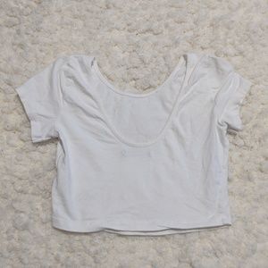 Brandy Melville Scoop Back Crop Top